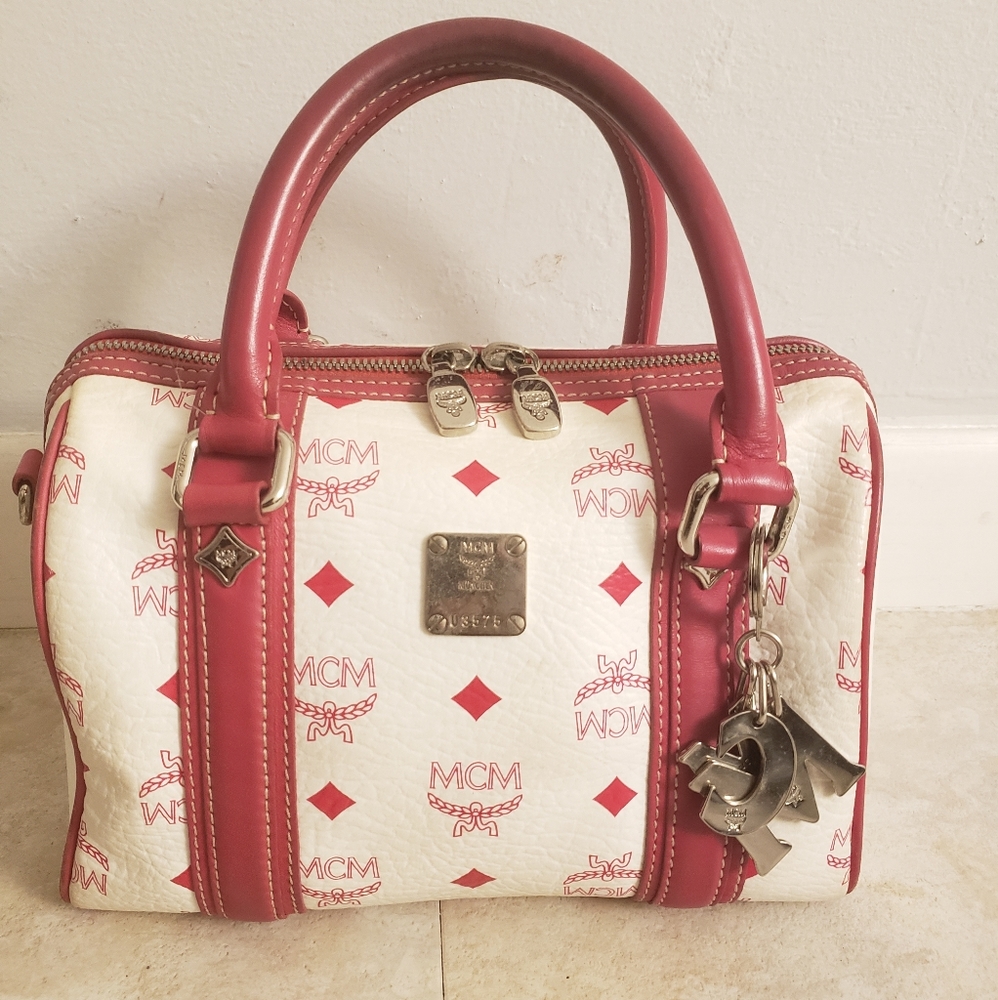 100% AUTHENTIC MCM boston bag